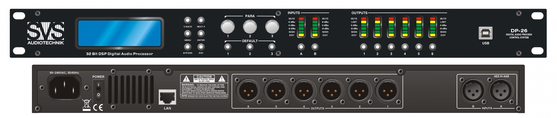 SVS Audiotechnik DP-26 Цифровой процессор: 2 входа 6 выходов в Надыме