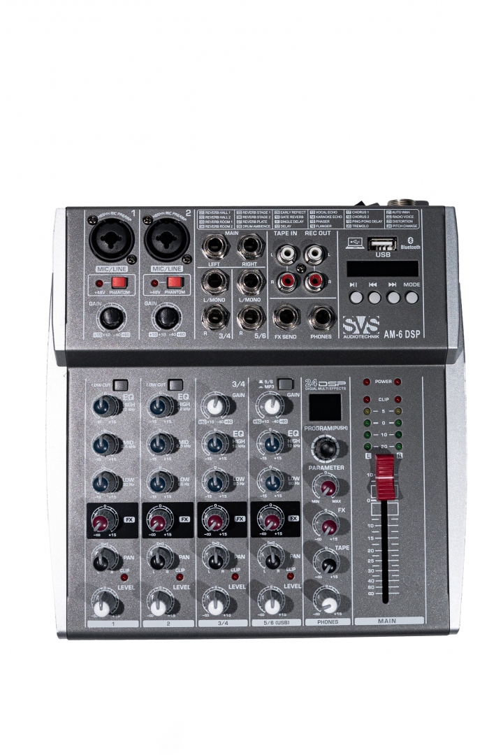 SVS Audiotechnik mixers AM-6 DSP Микшерный пульт аналоговый, 6-канальный SVS Audiotechnik mixers в Надыме