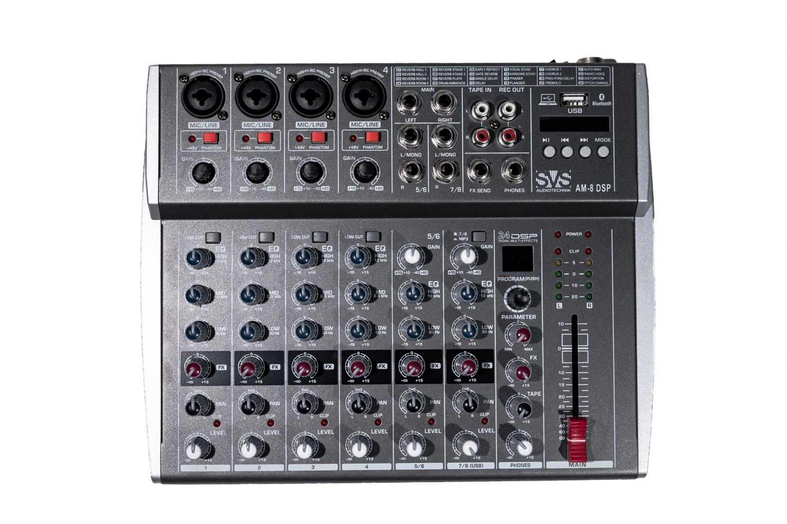 SVS Audiotechnik mixers AM-8 DSP Микшерный пульт аналоговый, 8-канальный в Надыме
